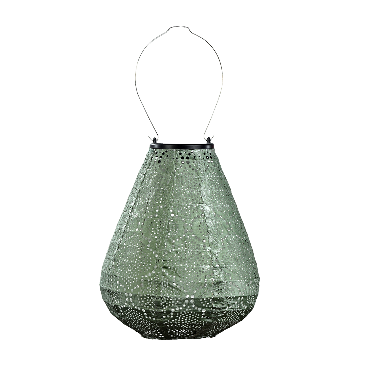 Lantern Tulip 20cm Sage Green Bazaar