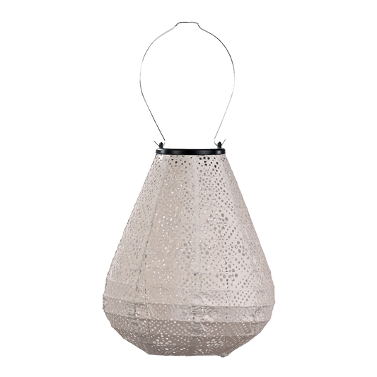 Lumiz Lantern Tulip 20cm Light Taupe Topaz