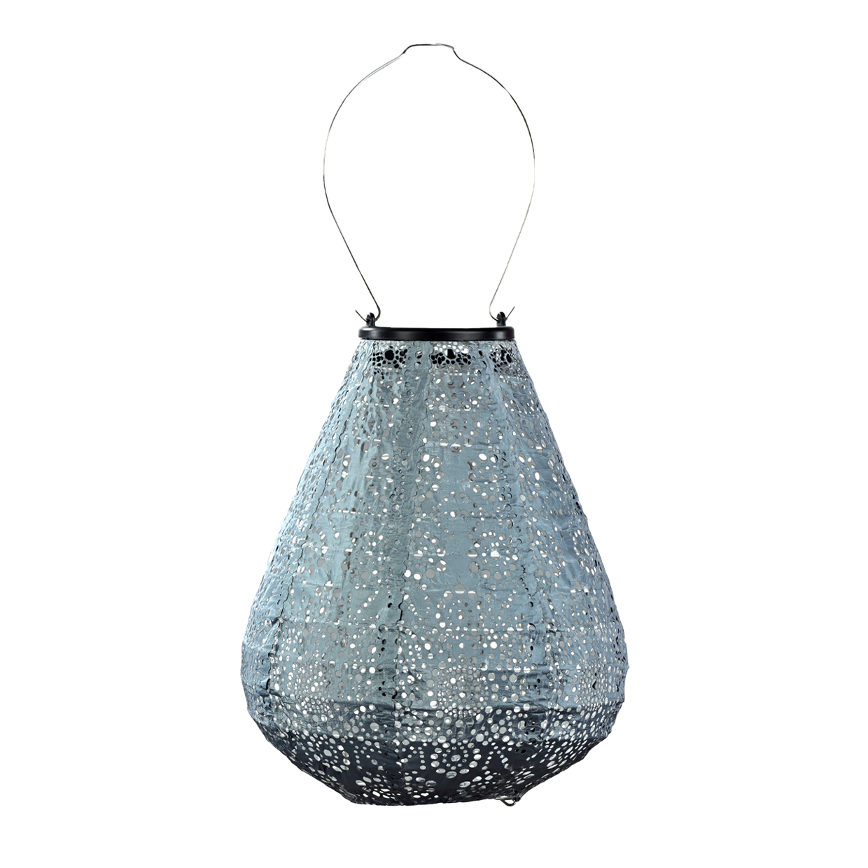 Lantern Tulip 20cm Grey Blue Fiore