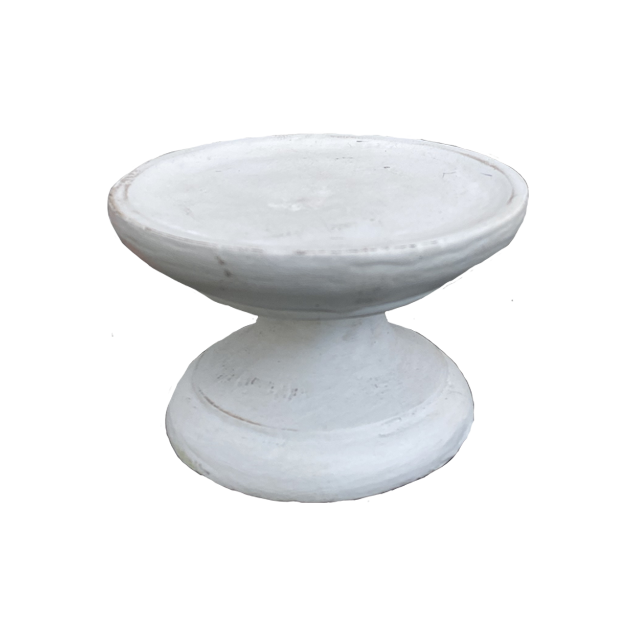 Footed Plate White Small