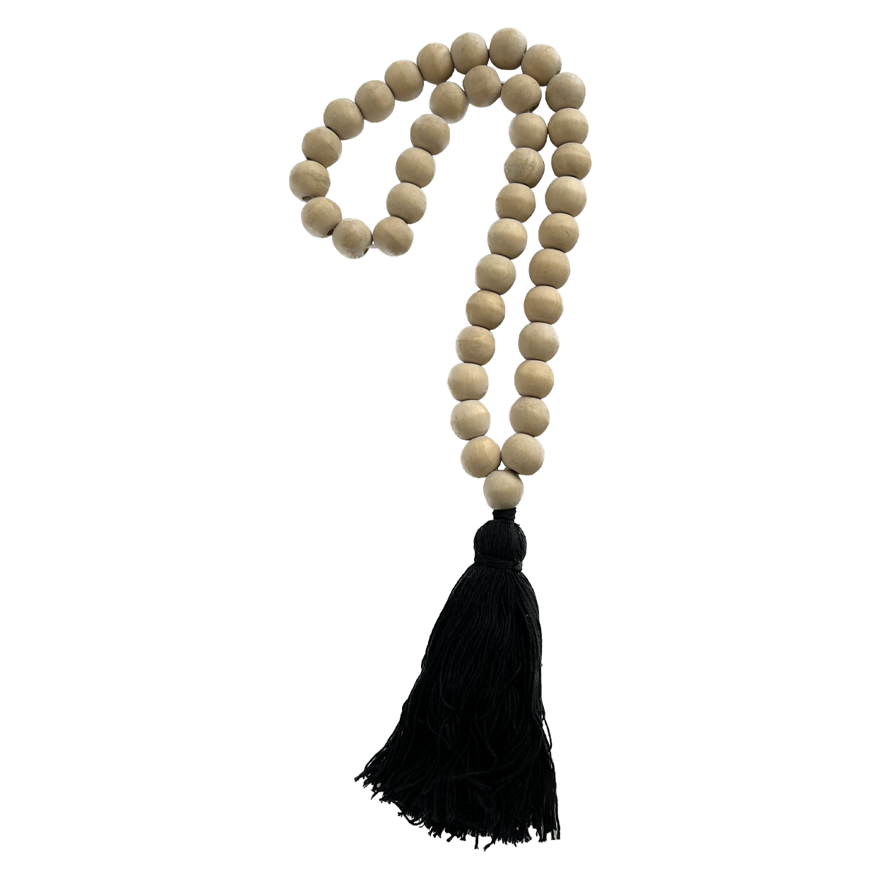 Beaded Tassle Black