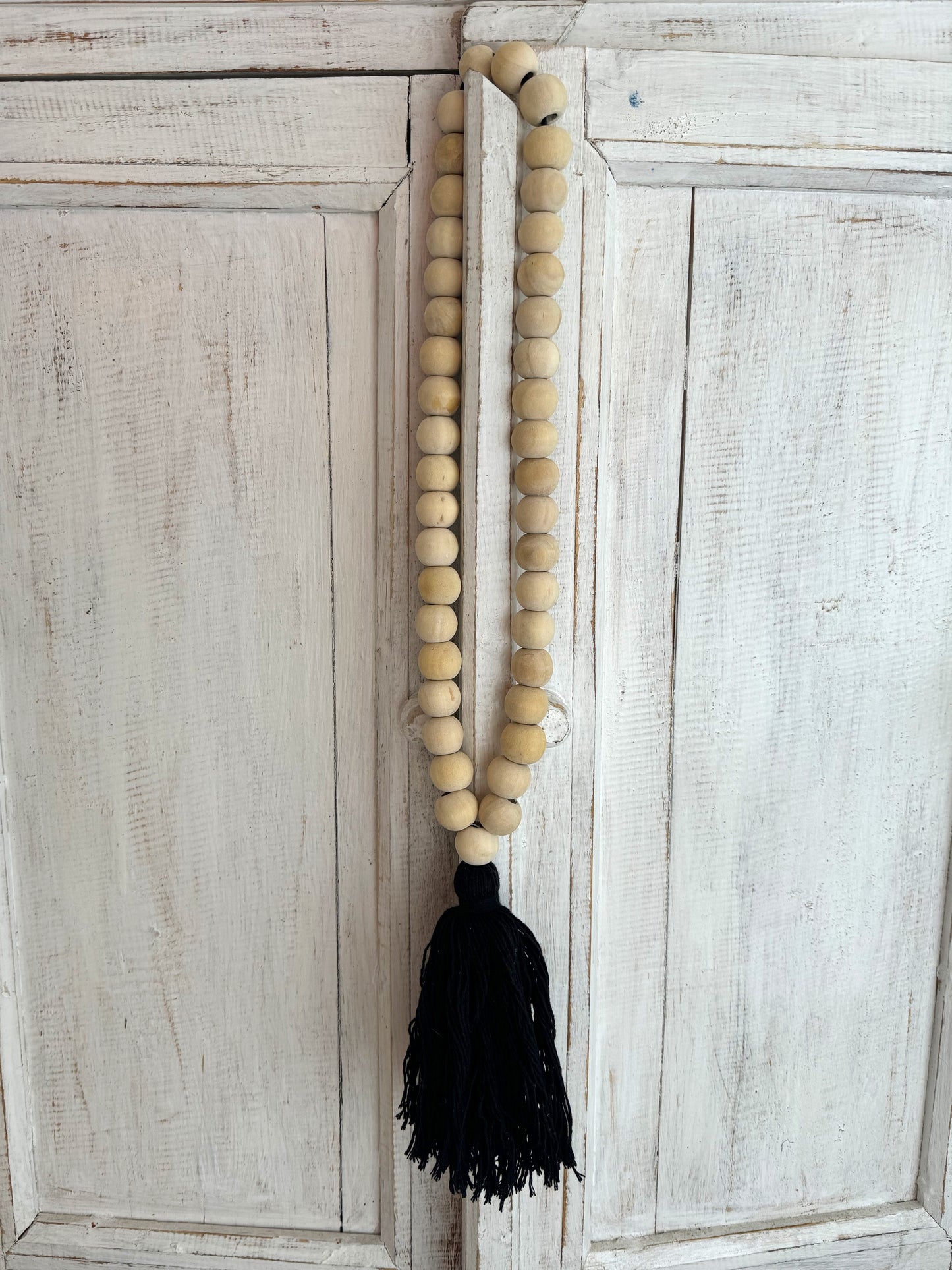 Beaded Tassle Black