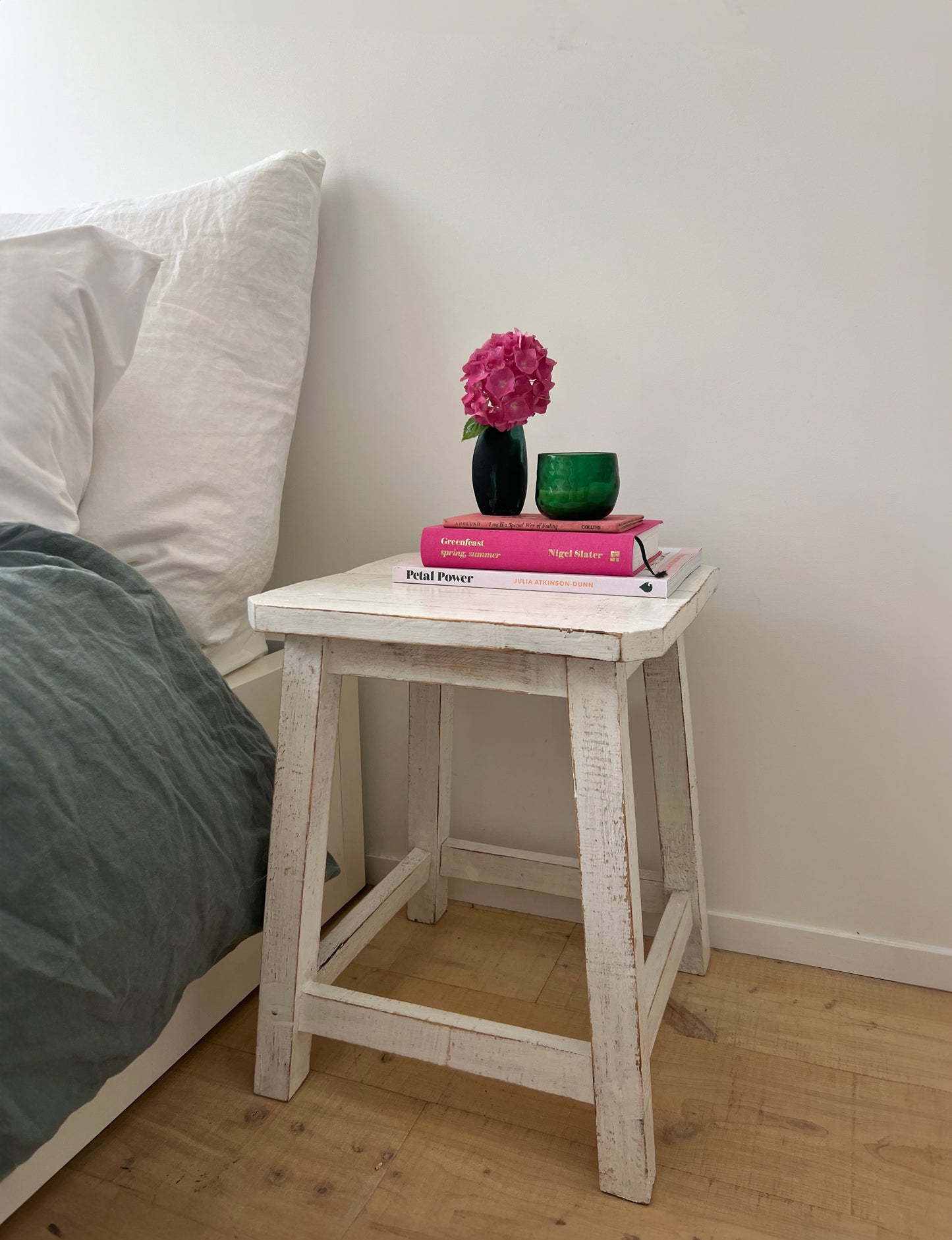 Florence Stool Square White