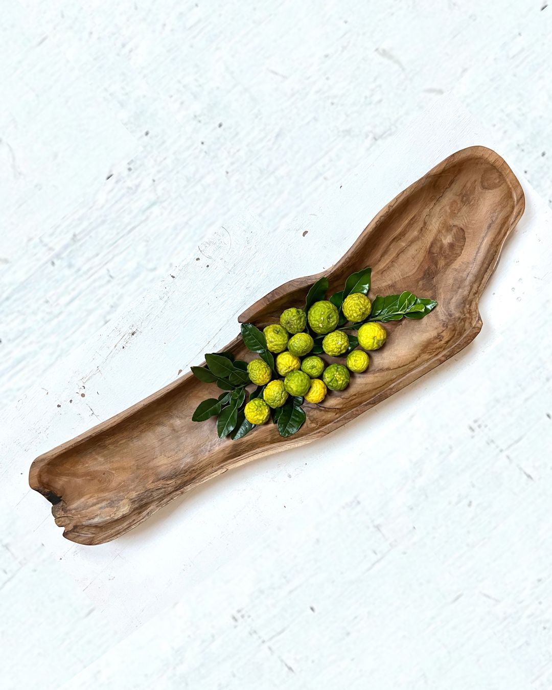 Teak Organic Long Bowl 100cm