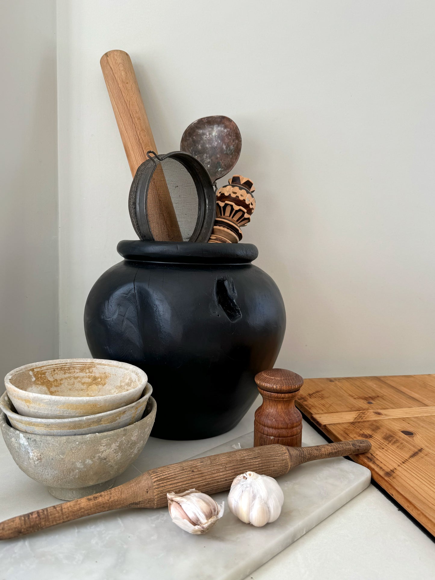 Organic Teak Pot Yakisugi