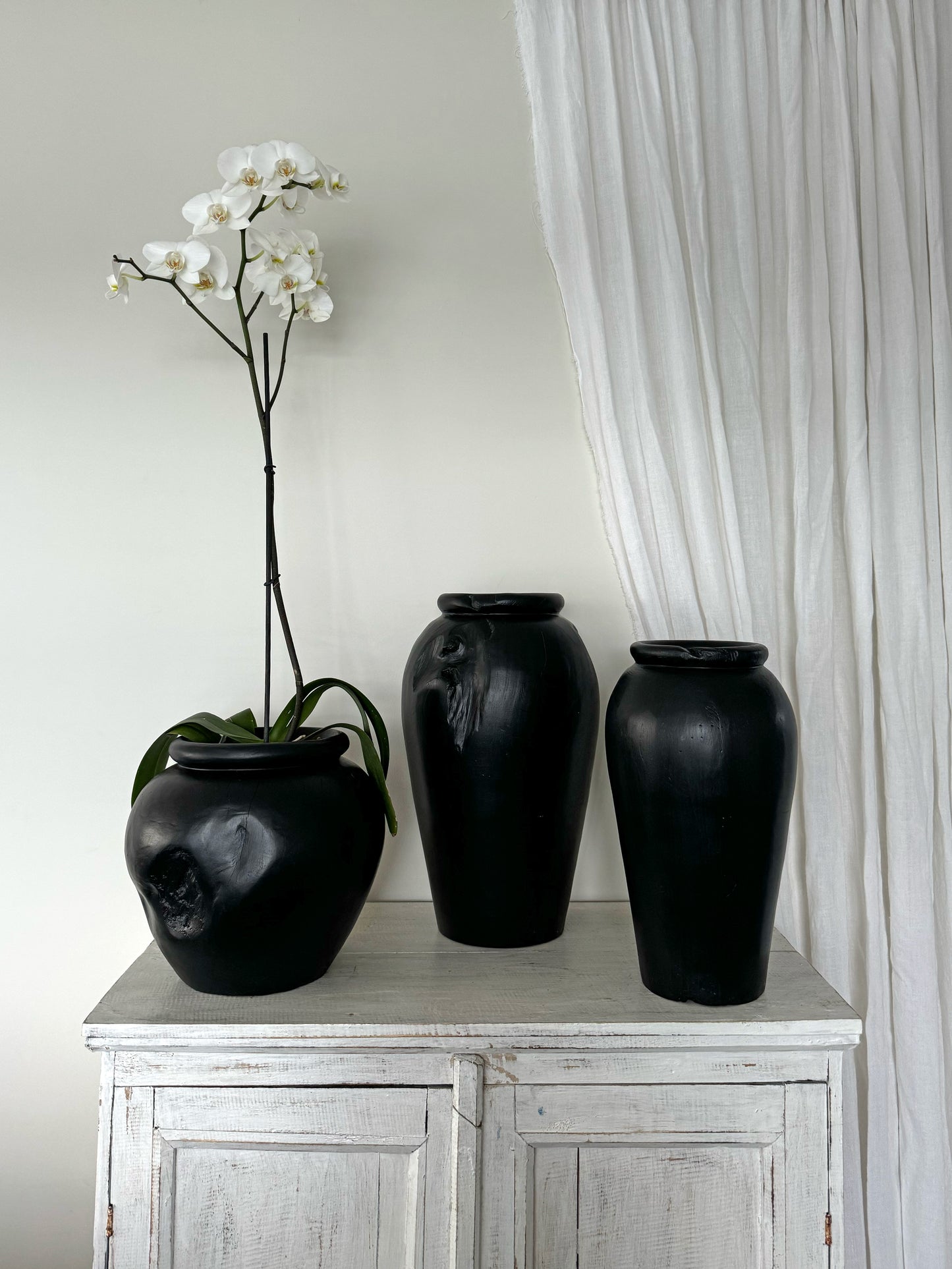Organic Teak Pot Yakisugi