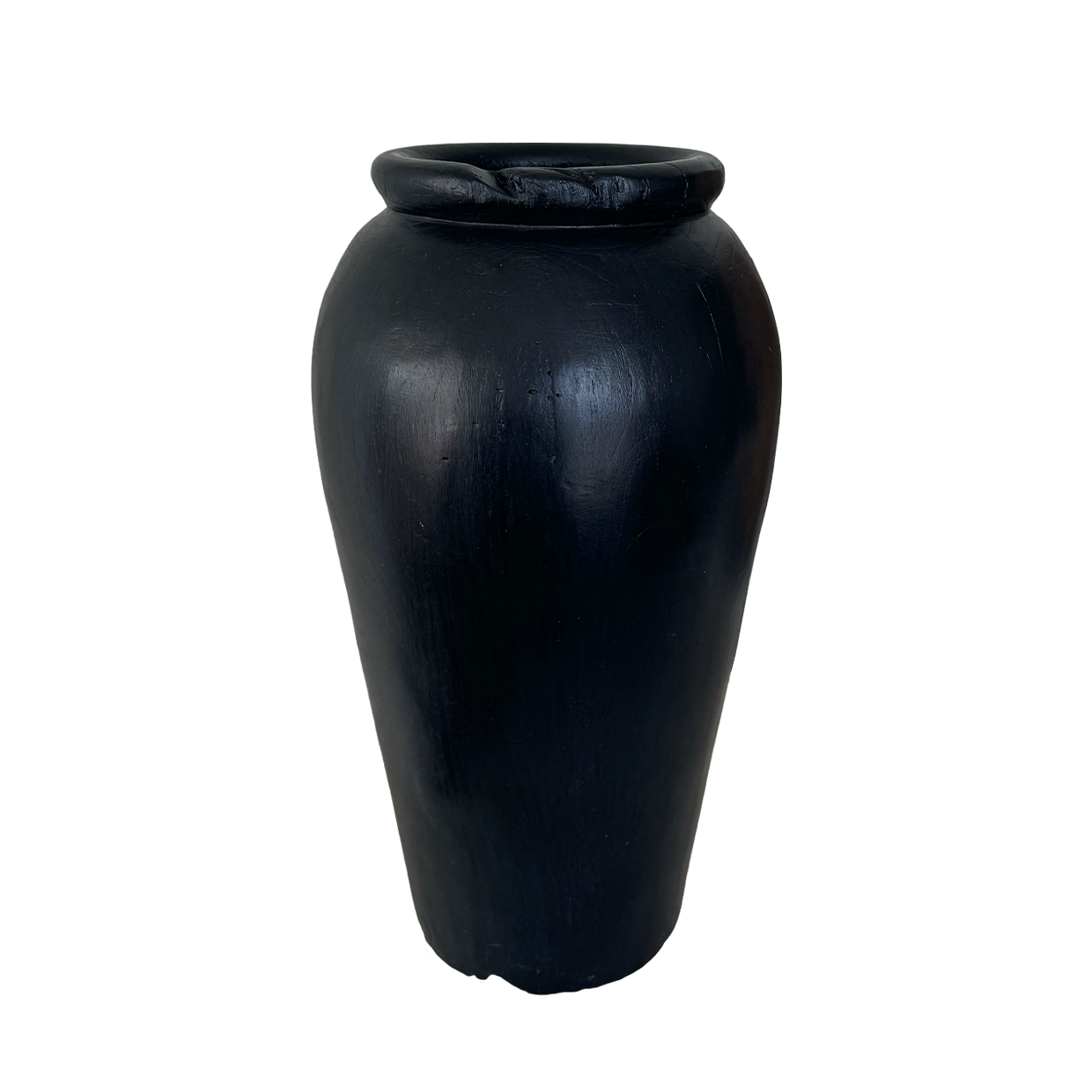 Organic Teak Vase Yakisugi