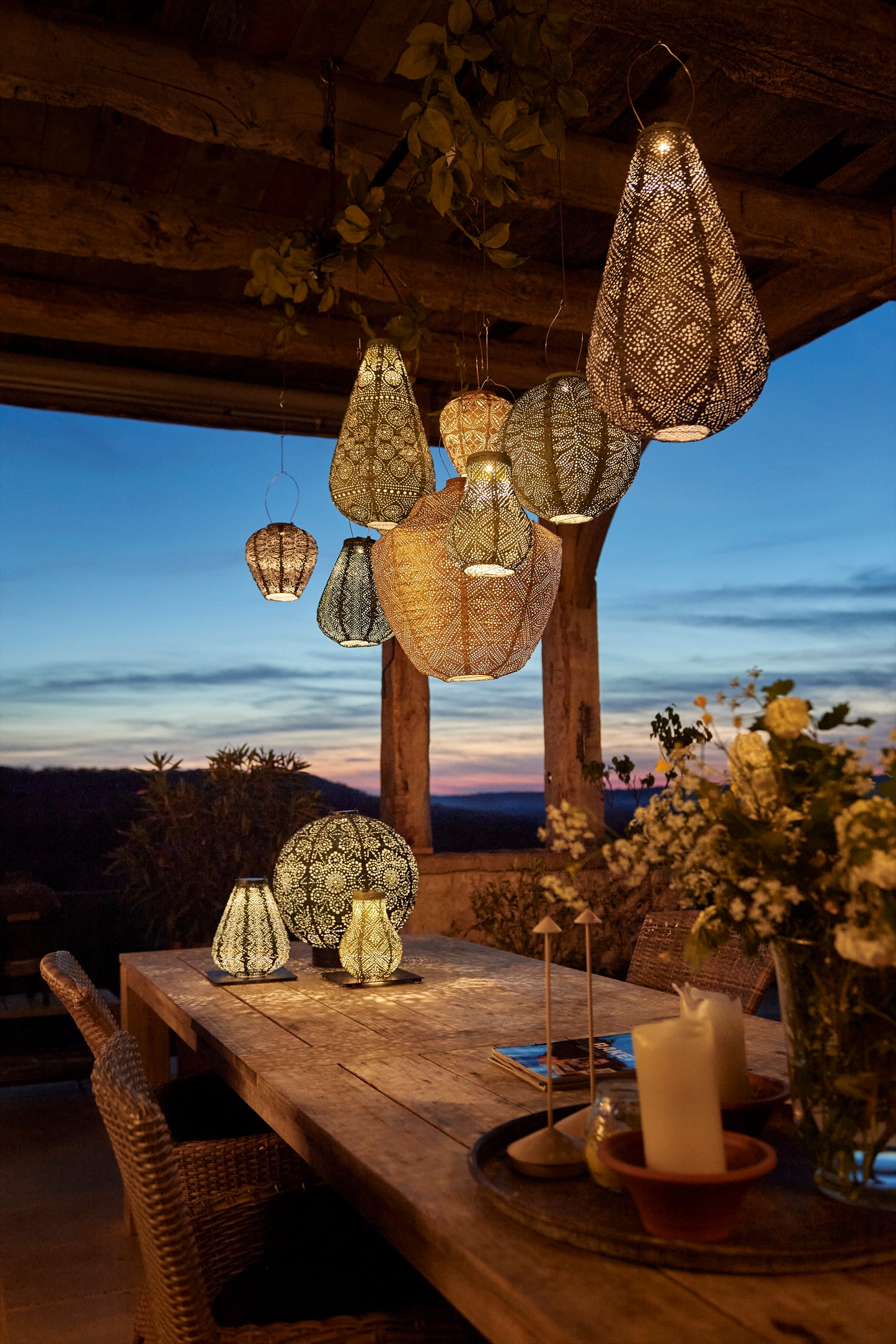 Lumiz Lantern Balloon 20cm Pink Mosaic