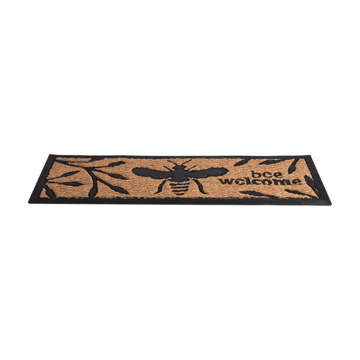 Bee Print Rubber Doormat