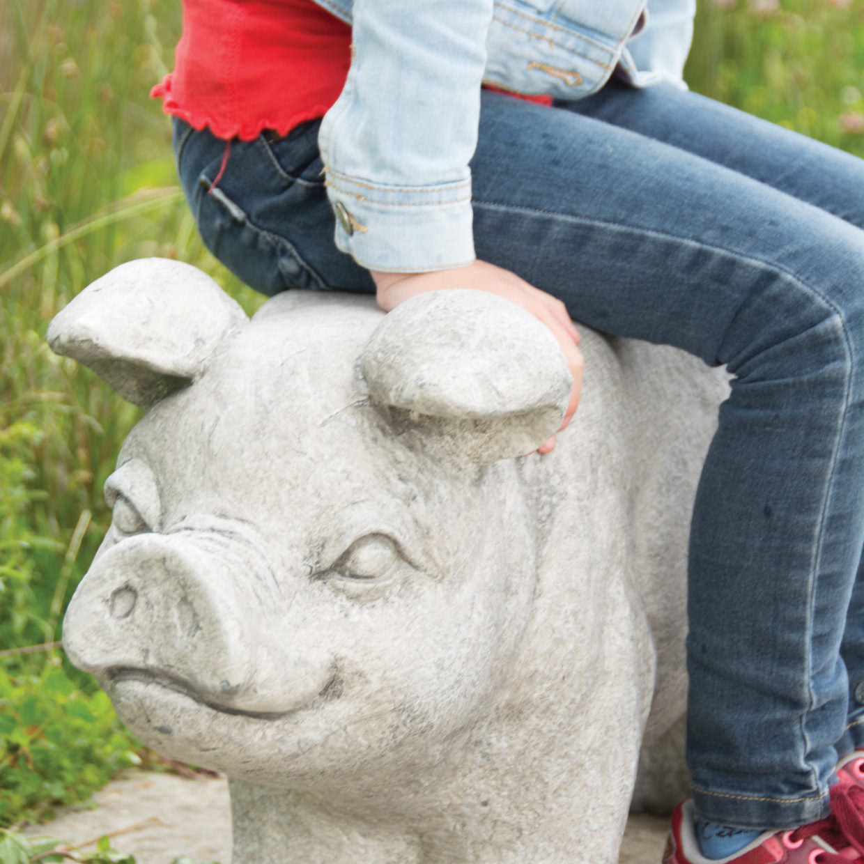 Outdoor Pig Bench