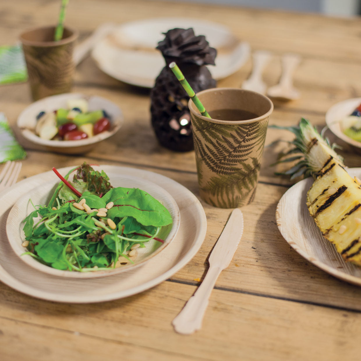 Disposable Wooden Cutlery Set of 8