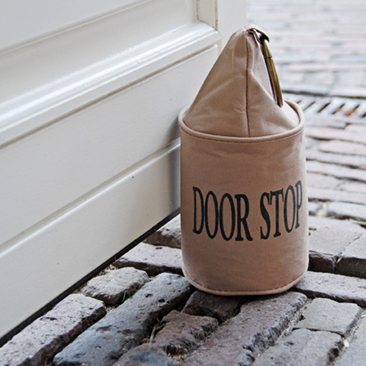 Door Stop Bag with Ring Fabric