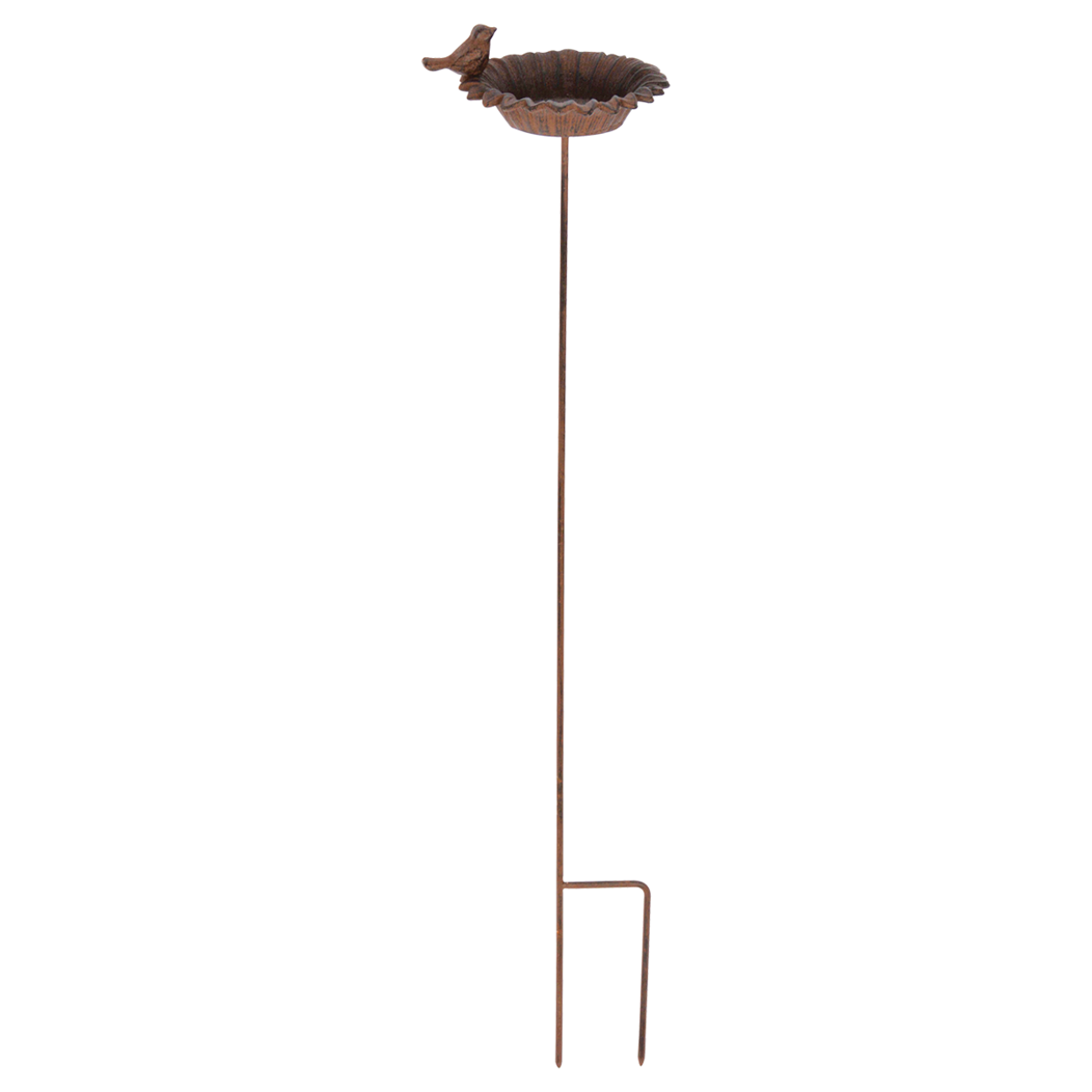 Cast Iron Bird Bath On Stick
