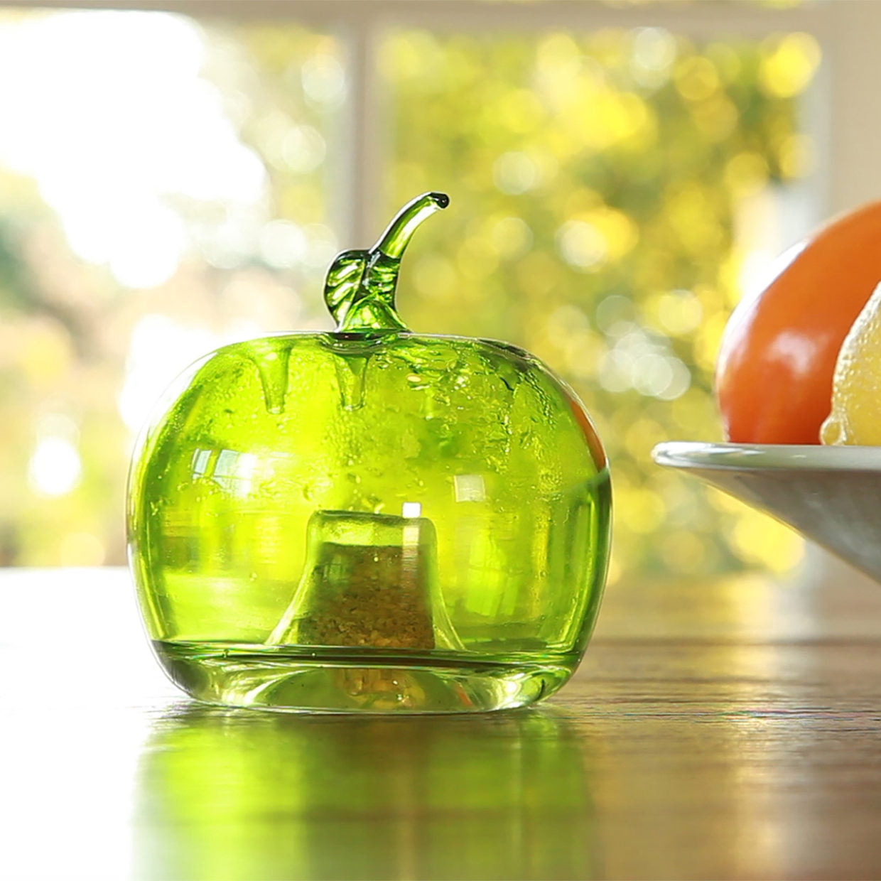 Fruit Fly Trap Glass Green