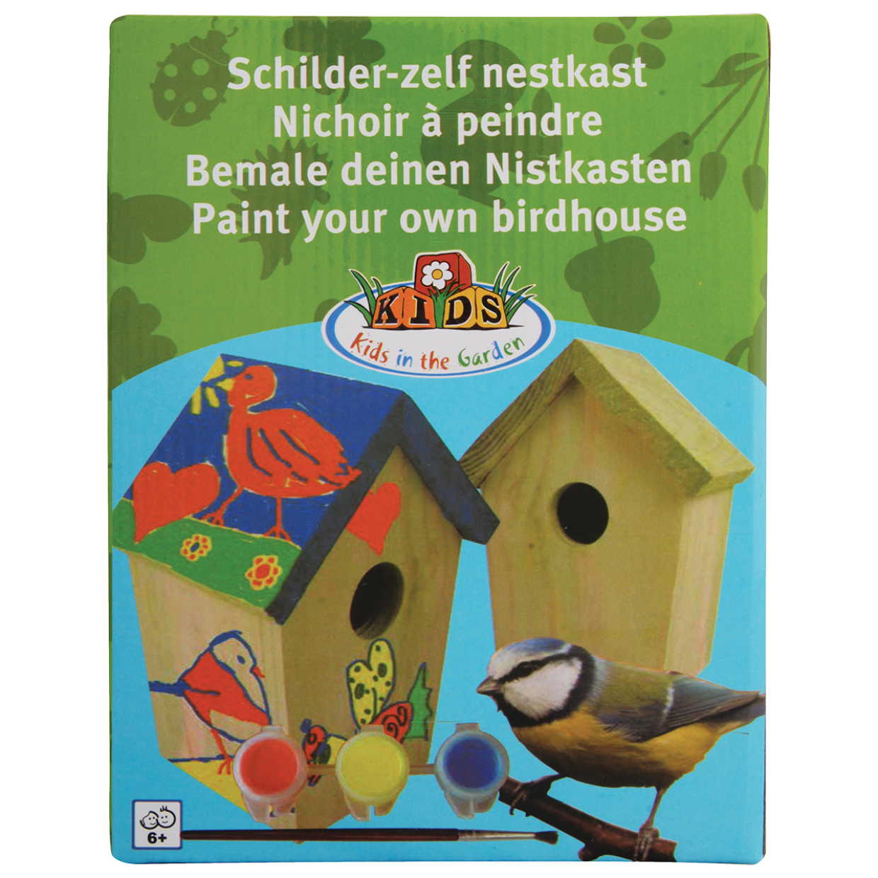 DIY Bird House with Paint