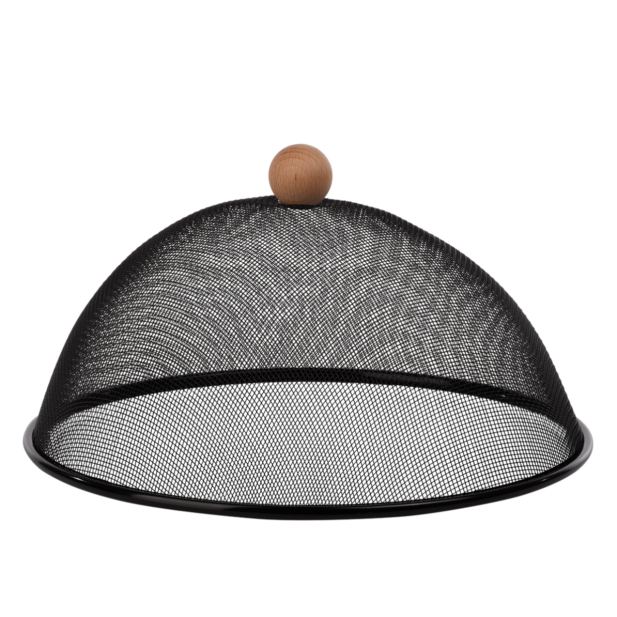 Kitchen Mesh Food Cover Black 30cm