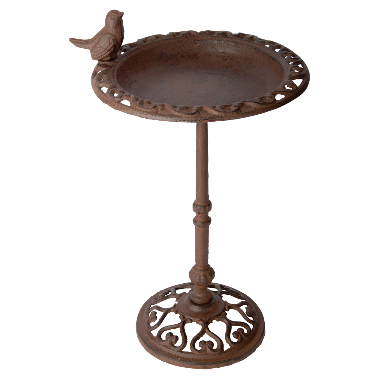Cast Iron Bird Bath On Pole