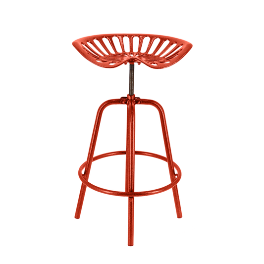 Tractor Stool Red