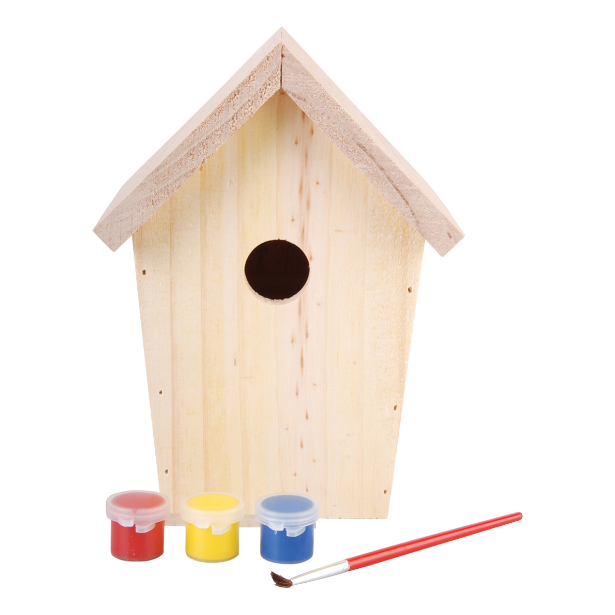 DIY Bird House with Paint