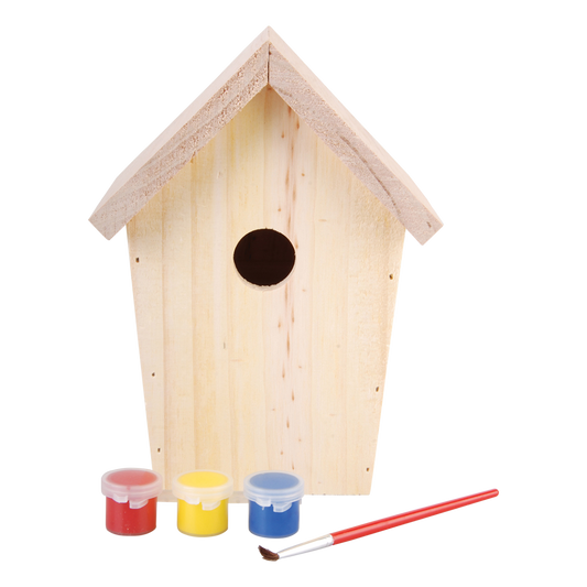 DIY Bird House with Paint