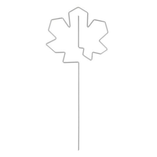 Indoor Plant Support Leaf Maple Silver