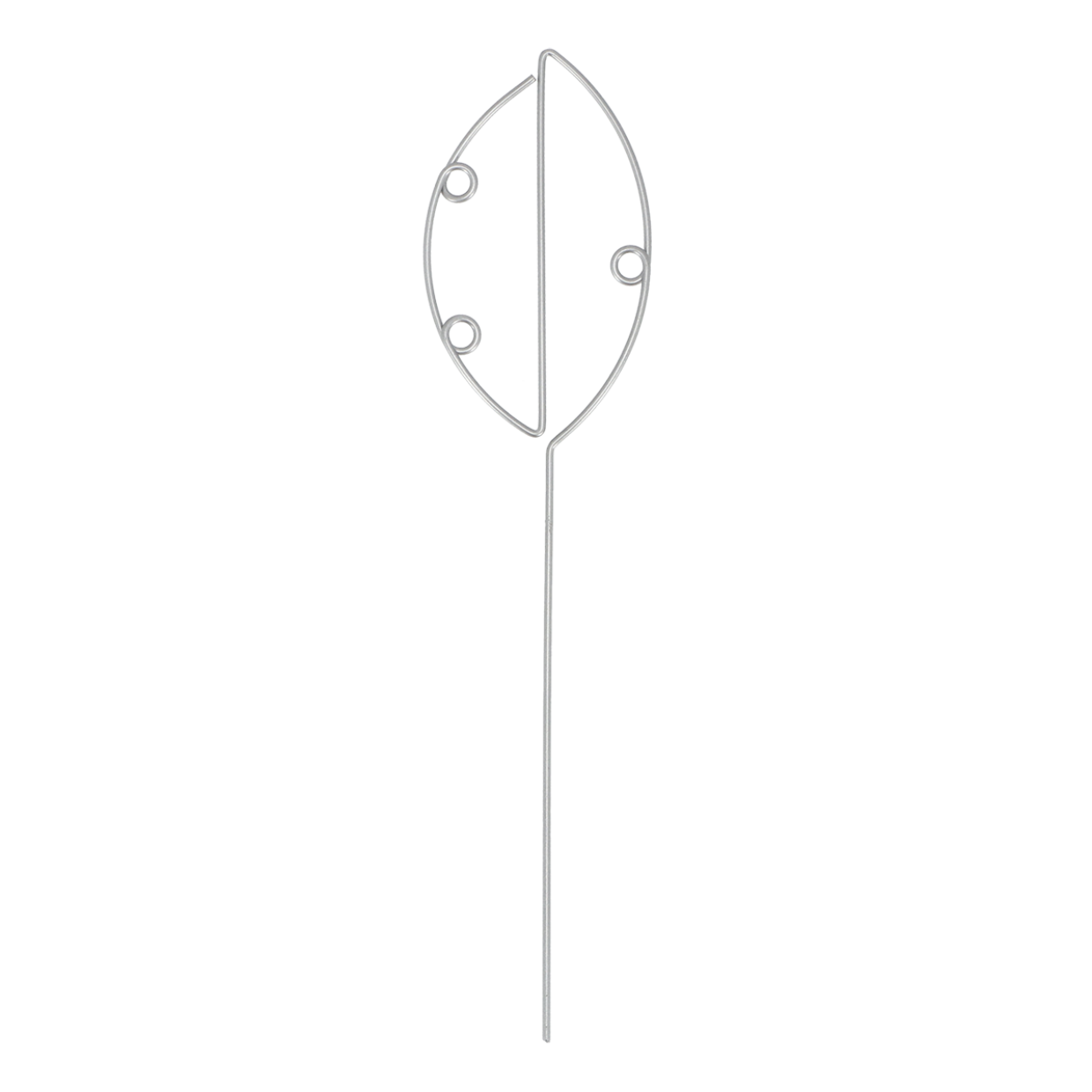 Indoor Plant Support Leaf Lily Silver