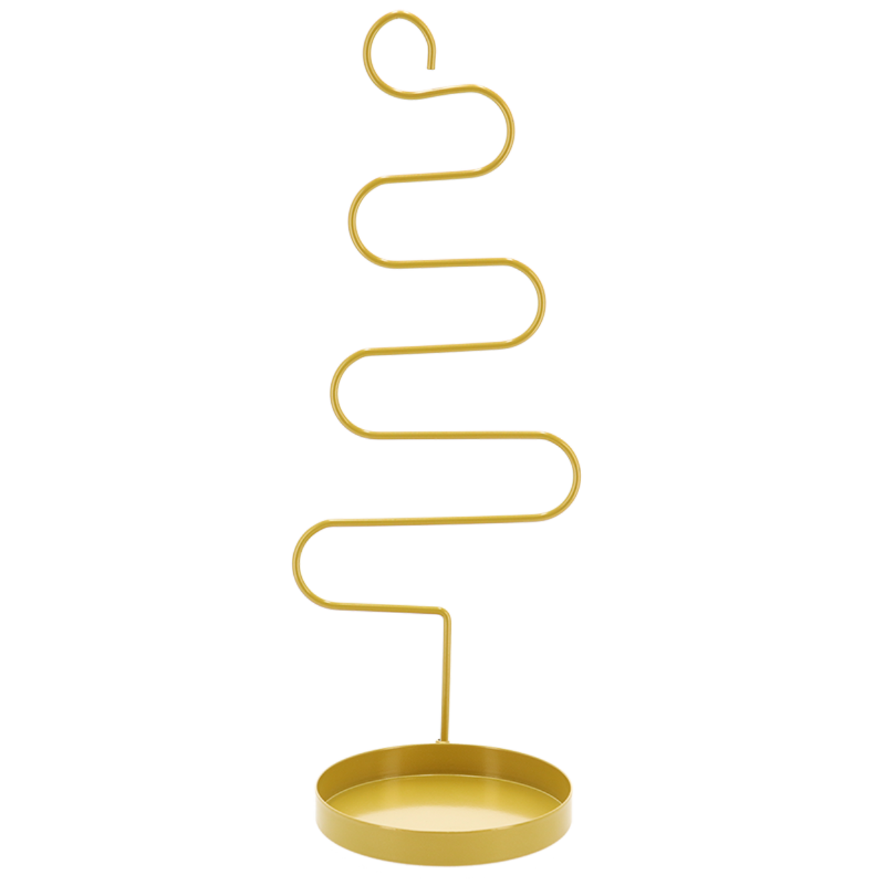 Indoor Plant Support + Saucer Tree Gold