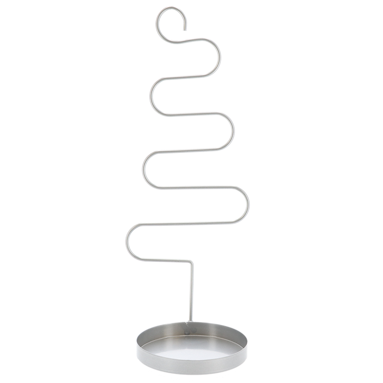 Indoor Plant Support + Saucer Tree Silver