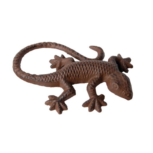 Cast Iron Lizard Decoration Small