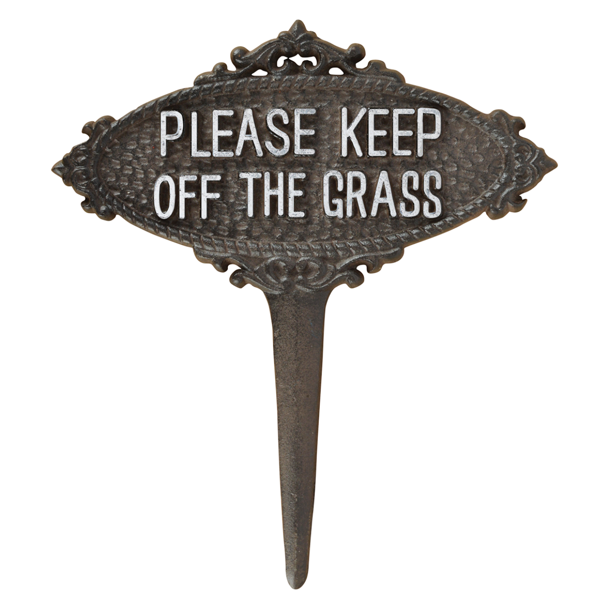Keep Off The Grass Sign