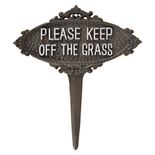 Keep Off The Grass  Sign