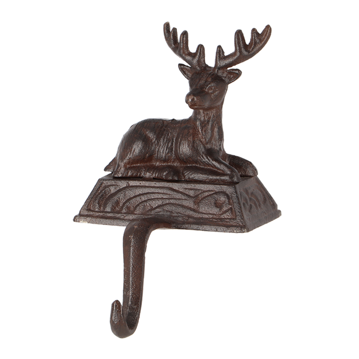 Cast Iron Stocking Hanger Deer