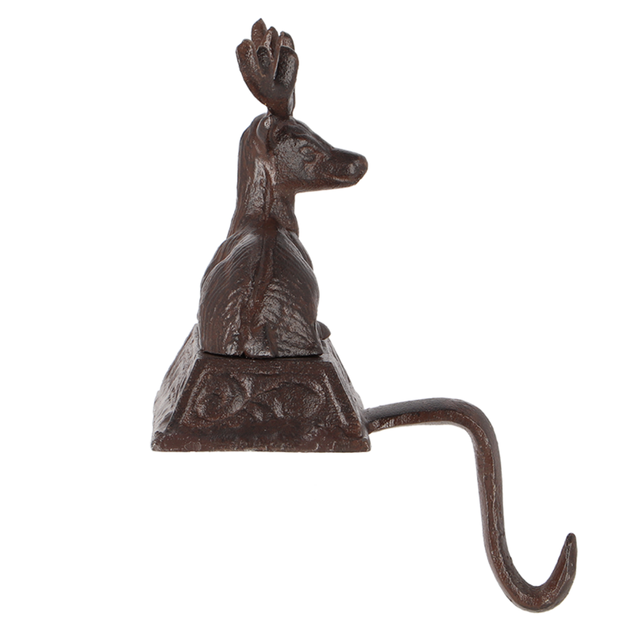 Cast Iron Stocking Hanger Deer
