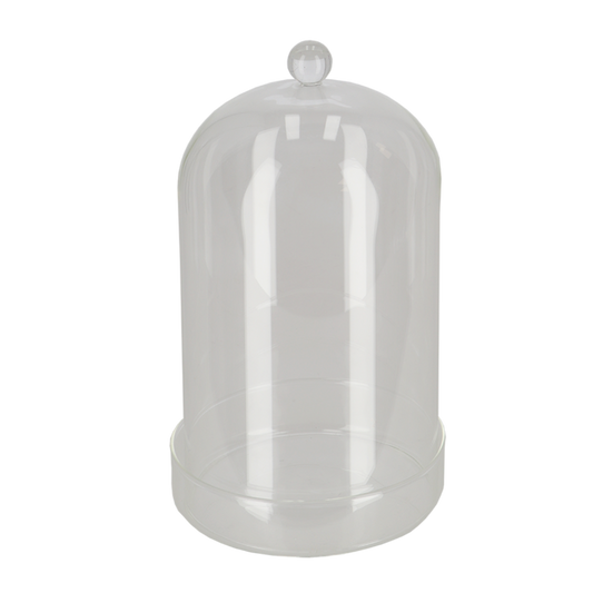 Bell Jar Glass with Bowl 13cm