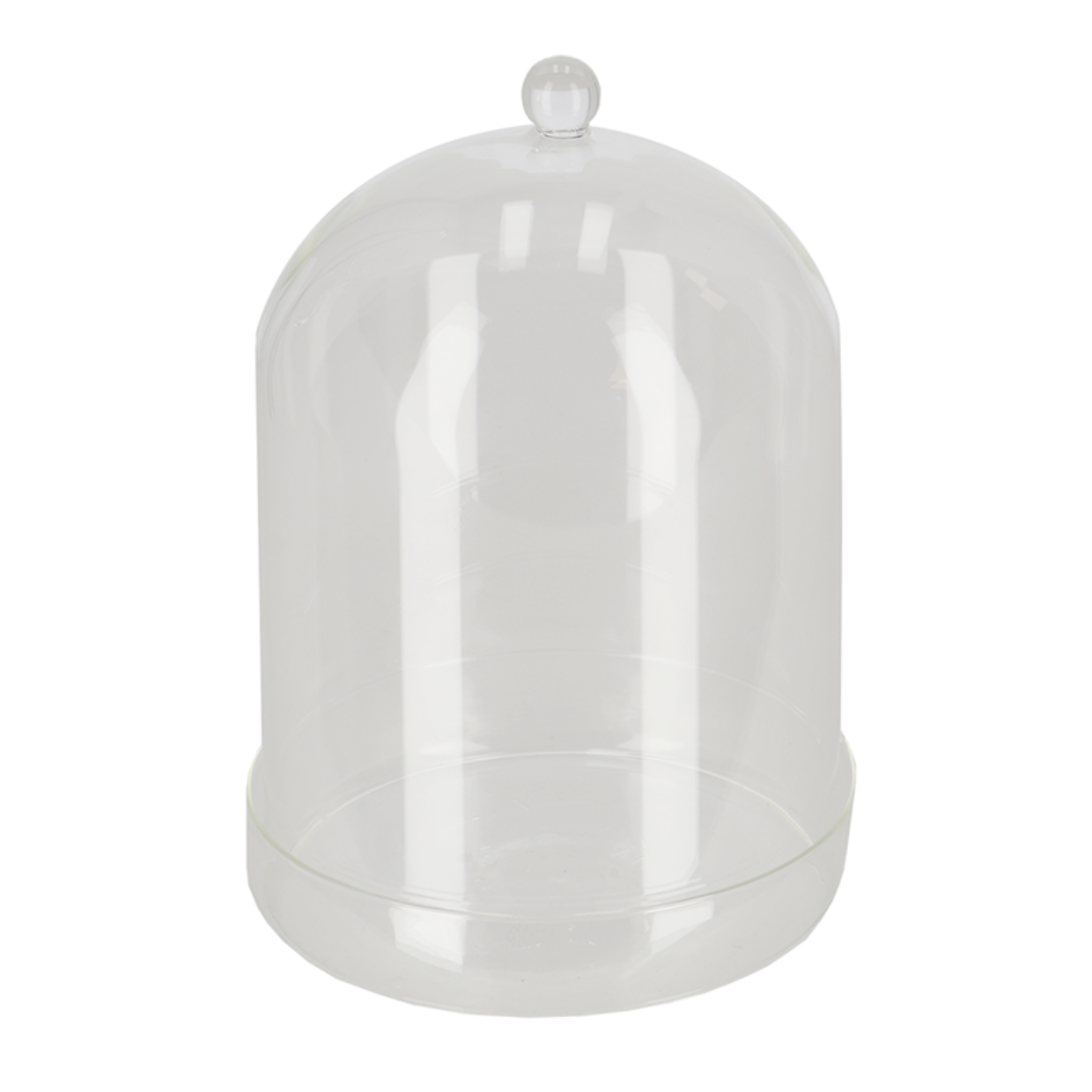 Bell Jar Glass with Bowl 16cm
