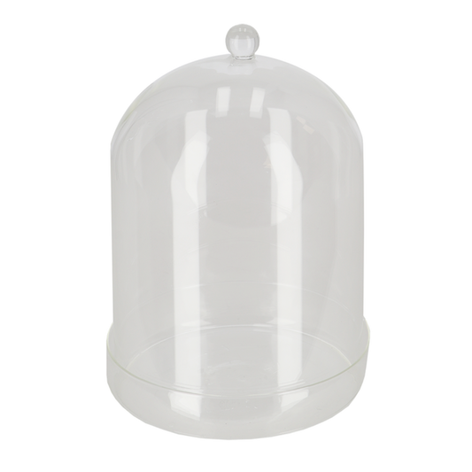 Bell Jar Glass with Bowl 16cm