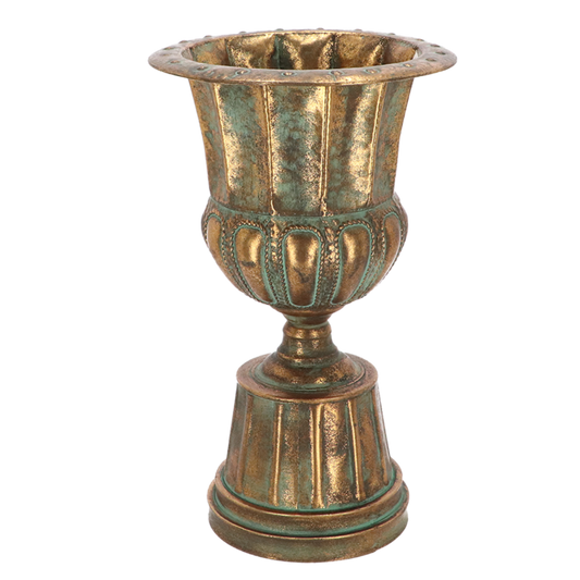Aged Metal French Urn 45cm