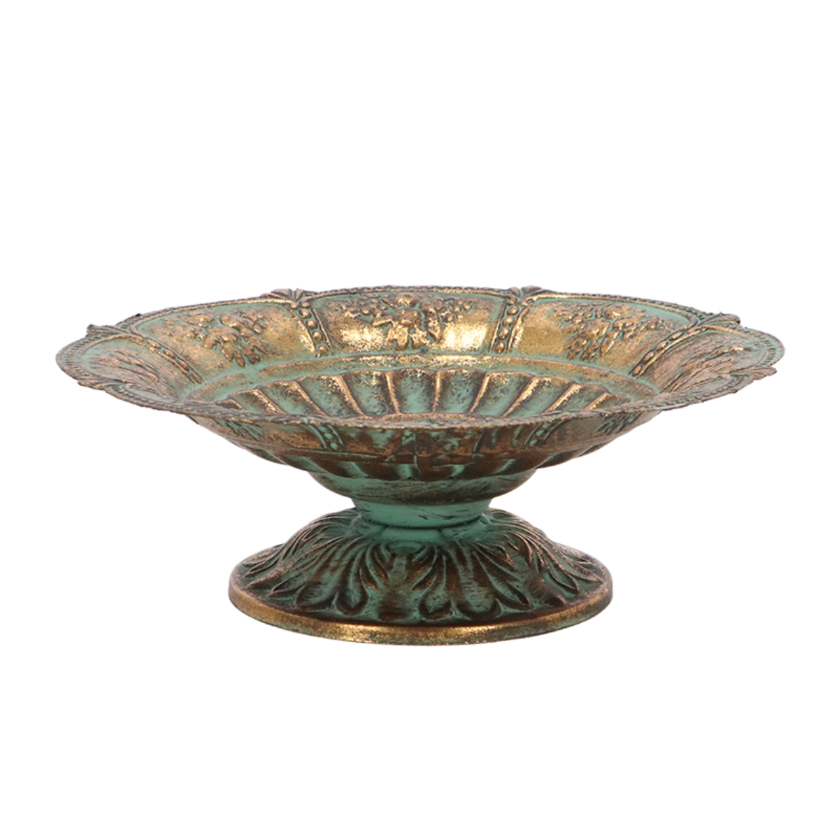 Aged Metal Bowl 23cm