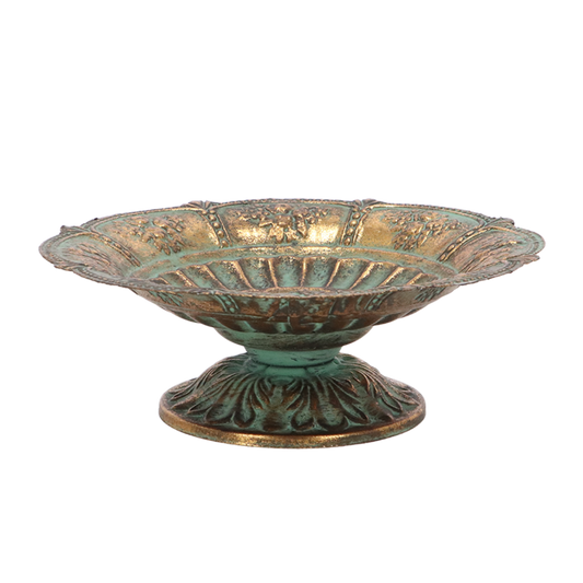 Aged Metal Bowl 23cm