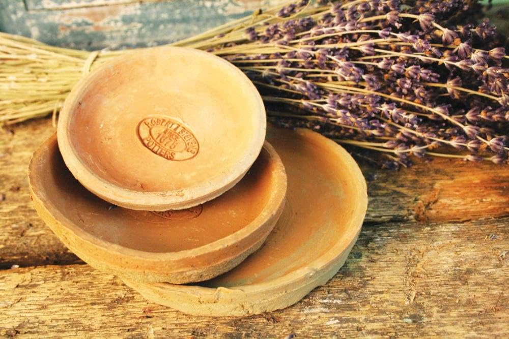 Aged Terracotta Saucer Set/3