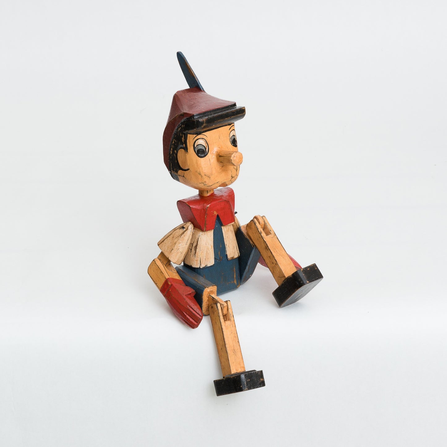 Pinocchio Sitting Small Wood