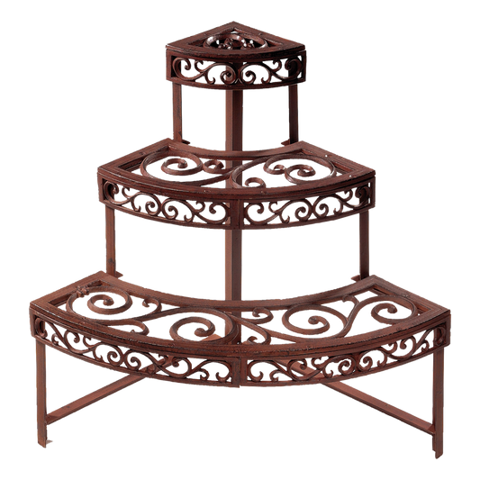 Cast Iron Etagere Half Round