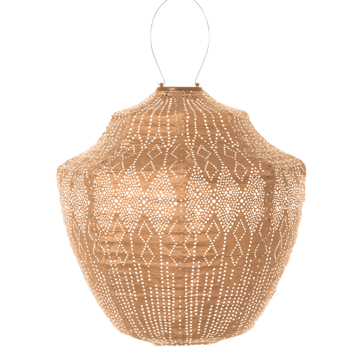 Lumiz Lantern Crown 40cm Apricot Funale