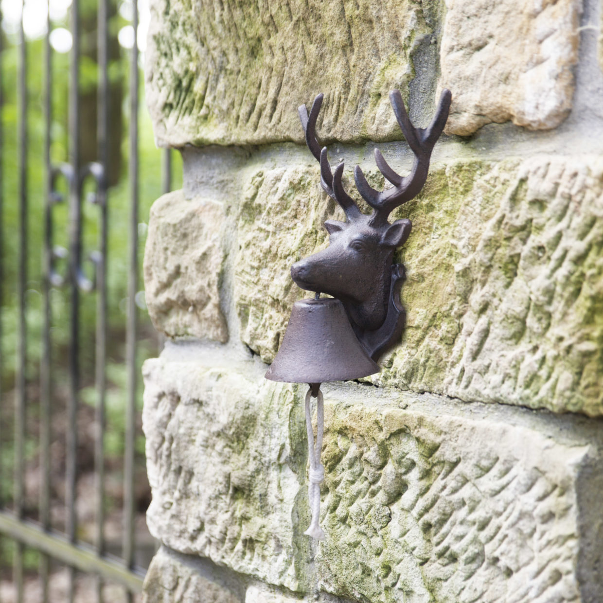 Cast Iron Doorbell Deer