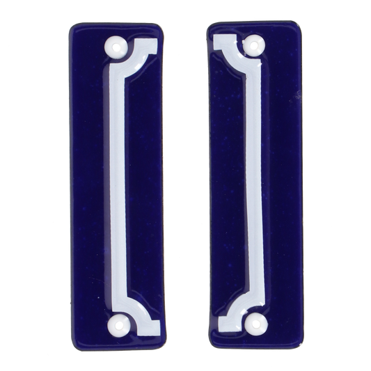 Enamel House Number Frame Set/2