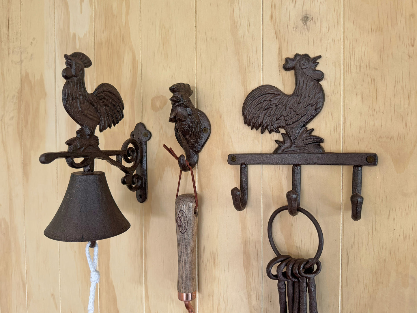 Cast Iron Doorbell Rooster