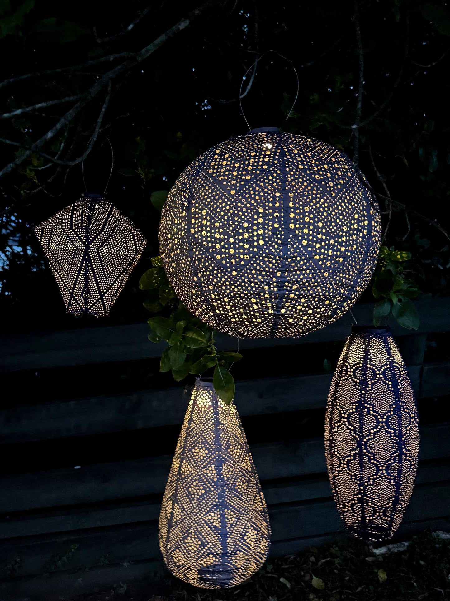 Lumiz Lantern Diamond 28cm Future Dusk Ikat
