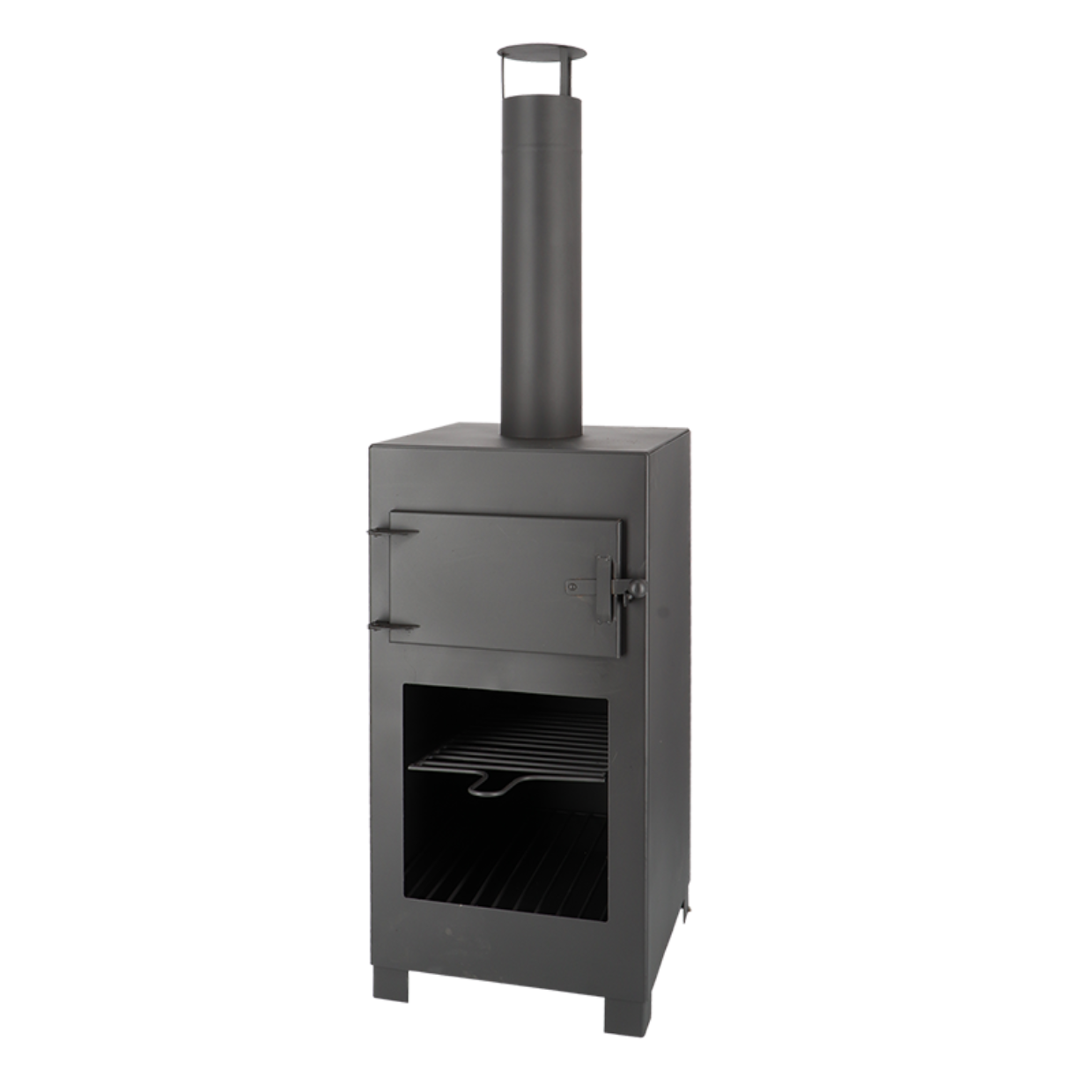 Terrace Heater w/Pizza Oven Black