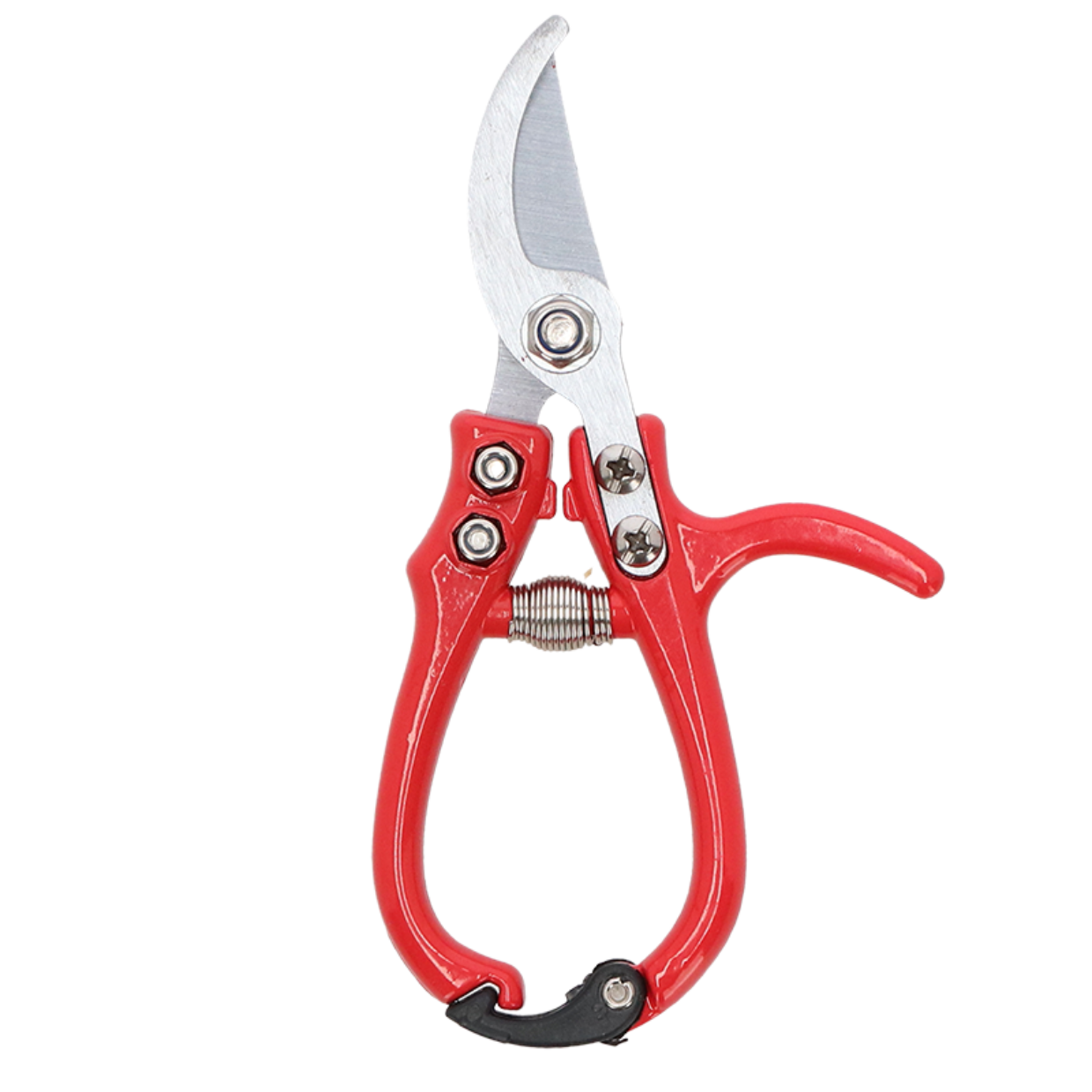 Rose Pruner Stainless Steel with Red Handle
