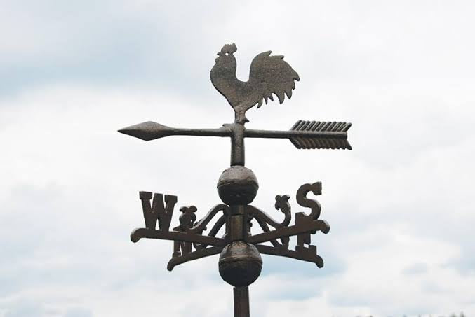 Rooster Weathervane Cast Iron